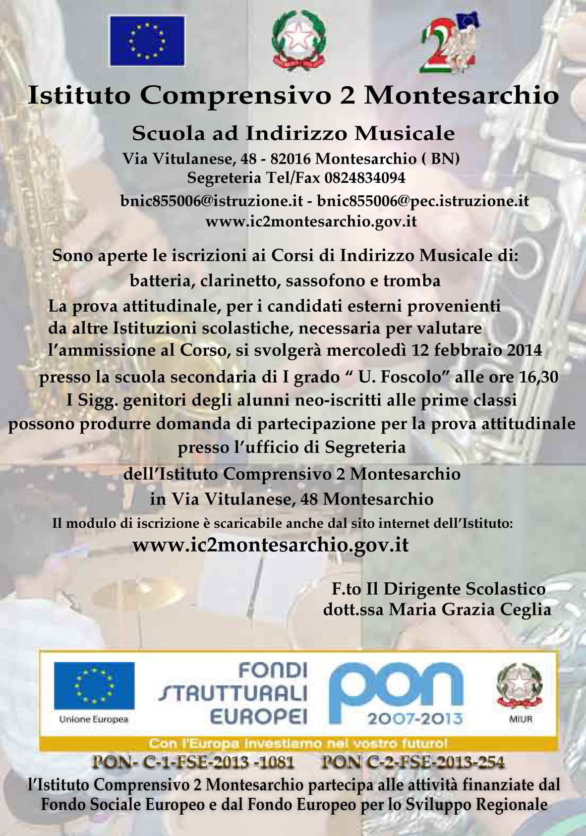 Indirizzo Musicale